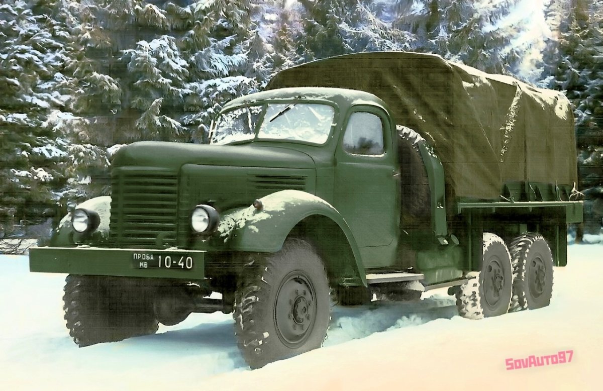 ЗИС-151 С пуховиком