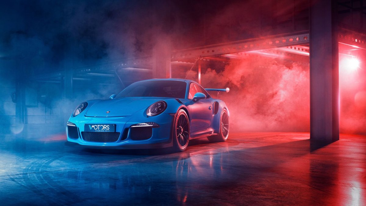 Porsche 911 неон