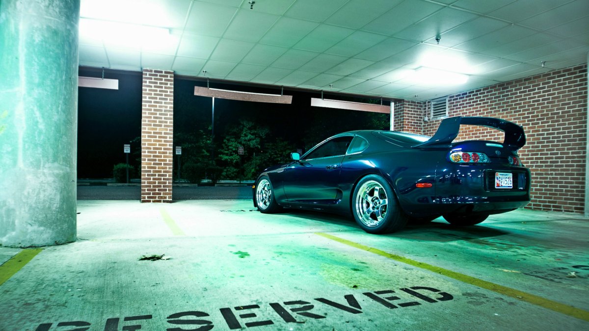 Toyota Supra неон