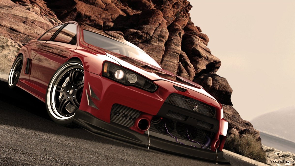 Mitsubishi Lancer Evolution x 1920x1080