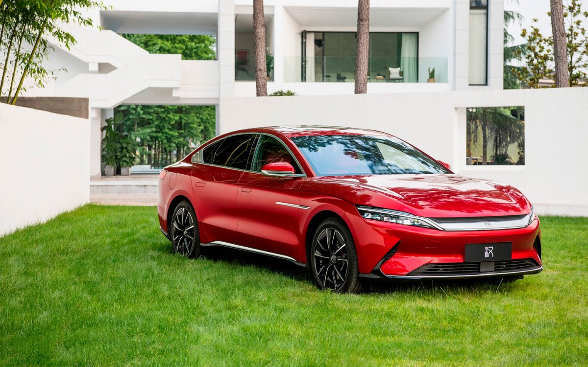 BYD Han ev электромобиль