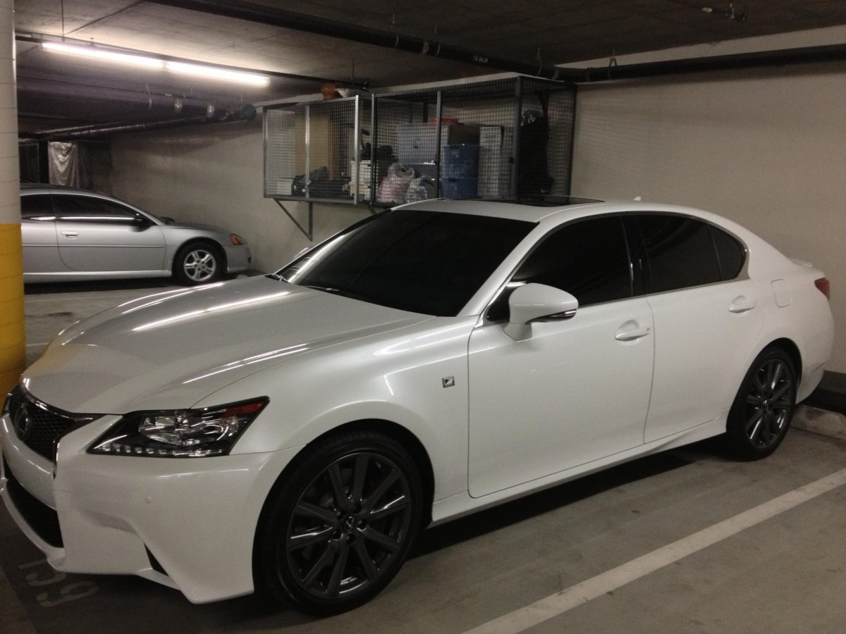 Lexus GS 250 F Sport белый