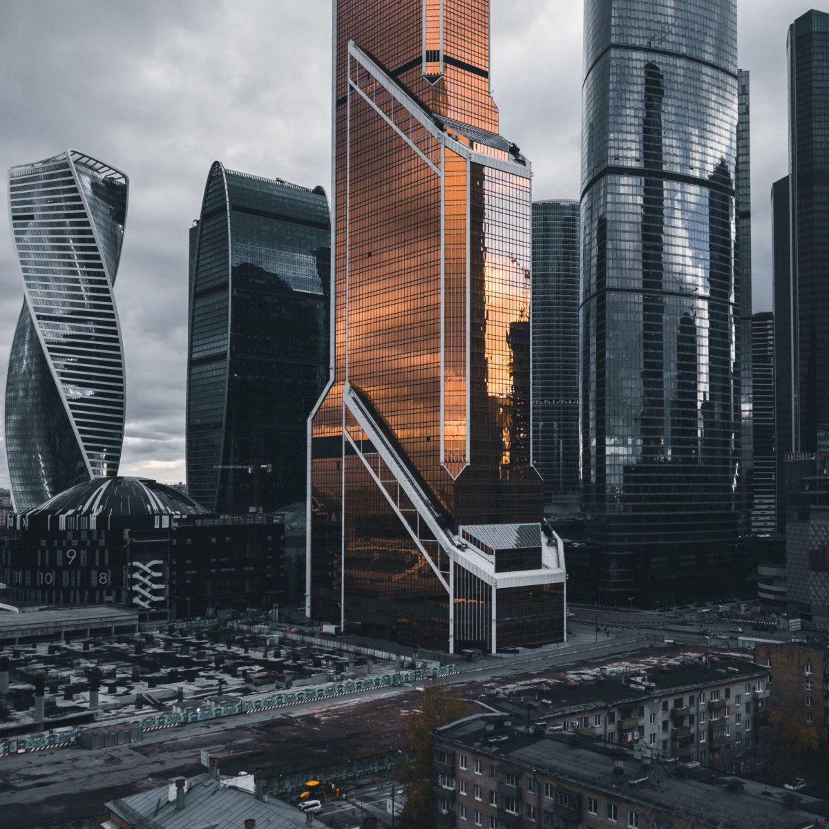 Москоу Сити небоскребы