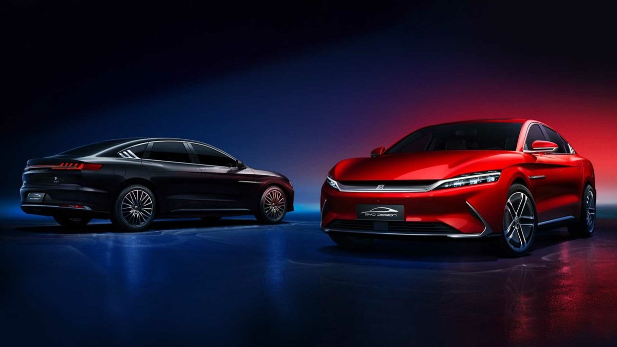 BYD Han ev электромобиль