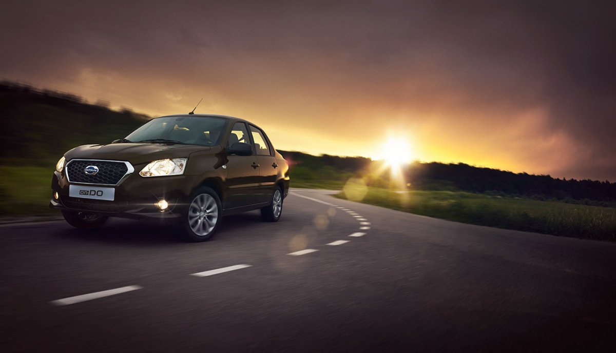 Datsun on do на дороге