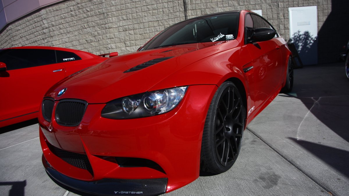 BMW e92 бордовая