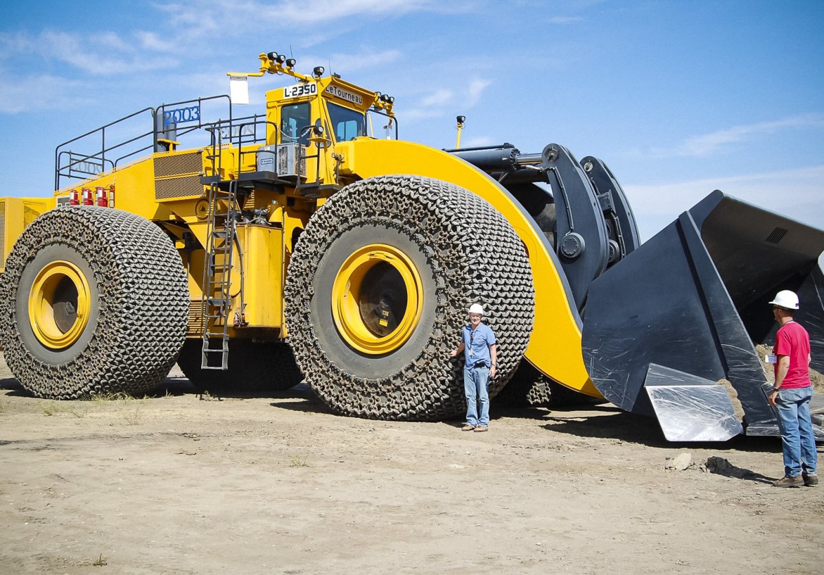 Фронтальный погрузчик «Letourneau» (Леторно) l-2350