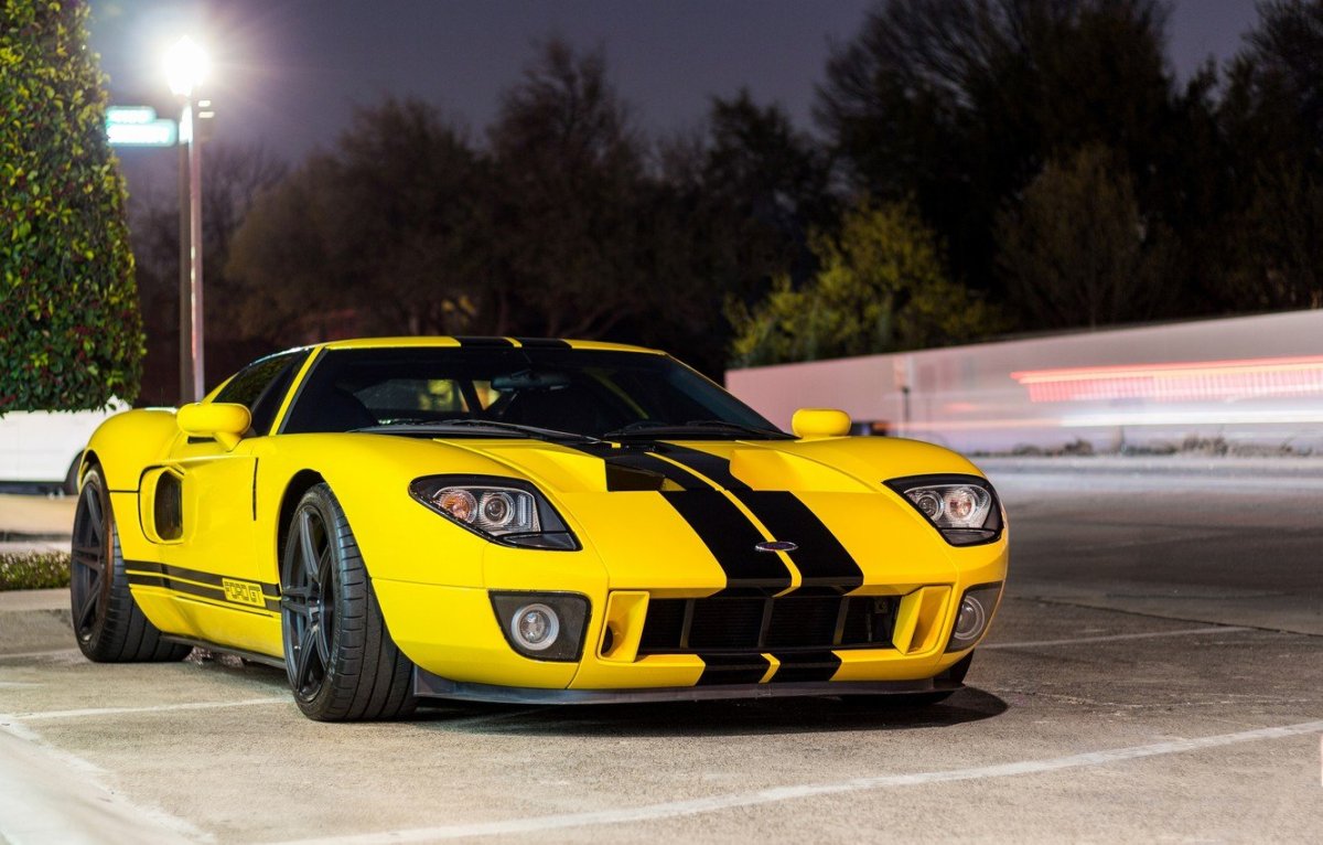 Ford gt 2005 жёлто чёрный