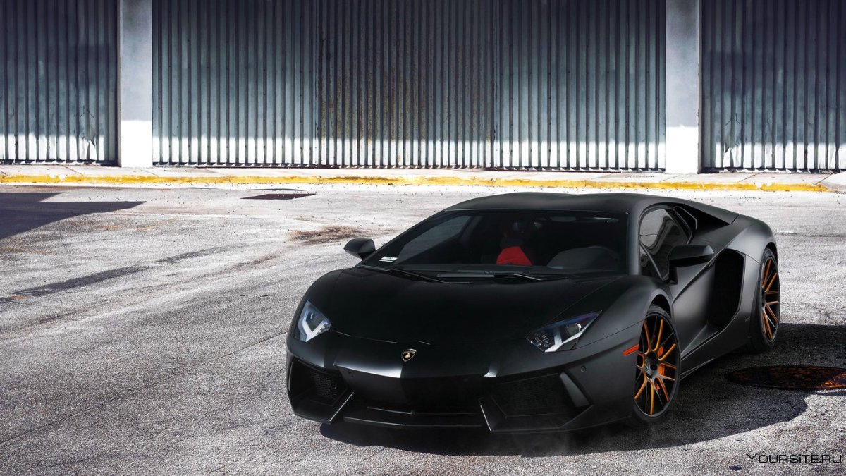 Lamborghini Aventador lp700-4 черная