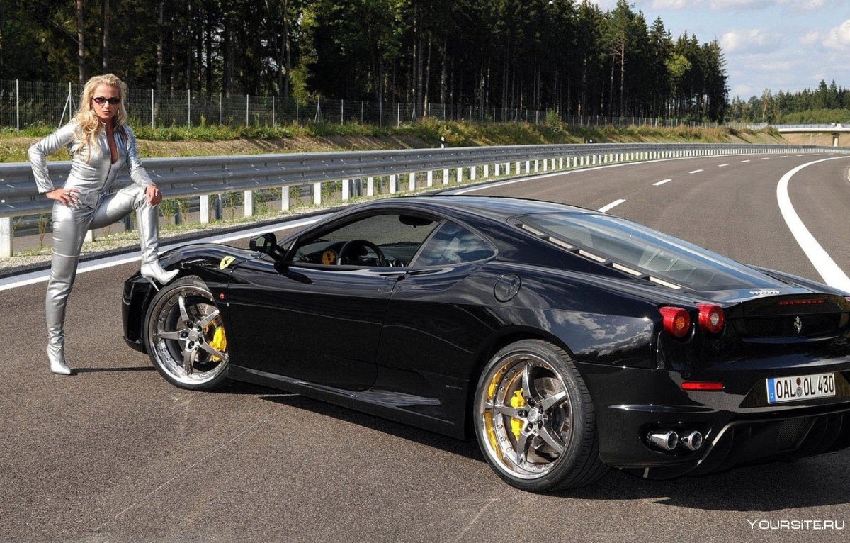 Ferrari f430 девушки