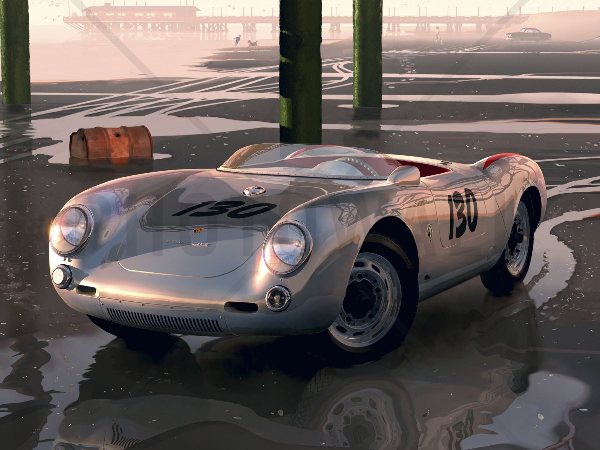 Гоночный Порше Speedster