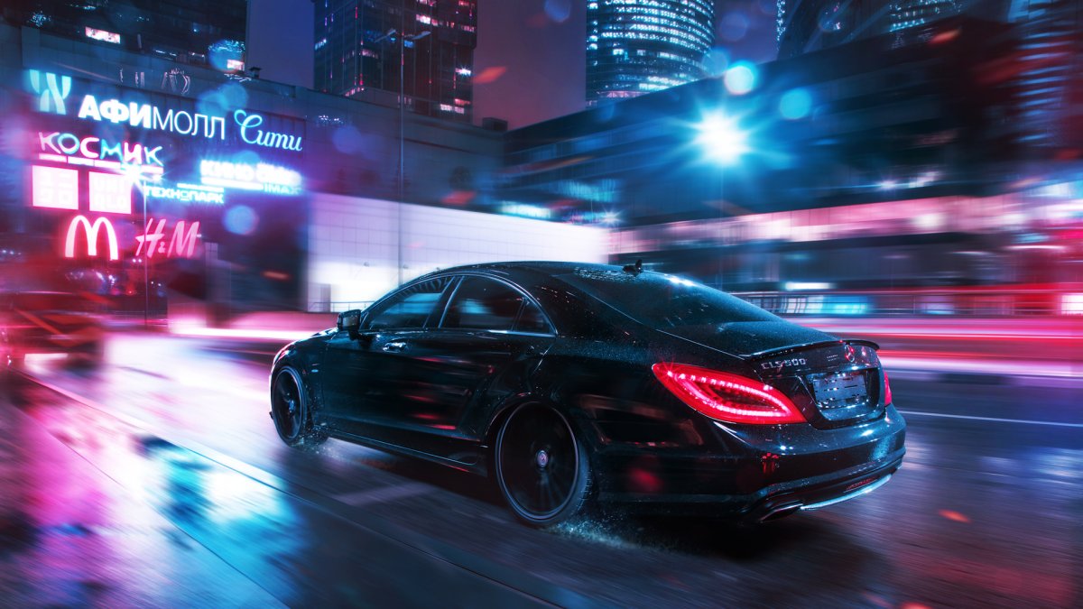 CLS 63 AMG дрифт