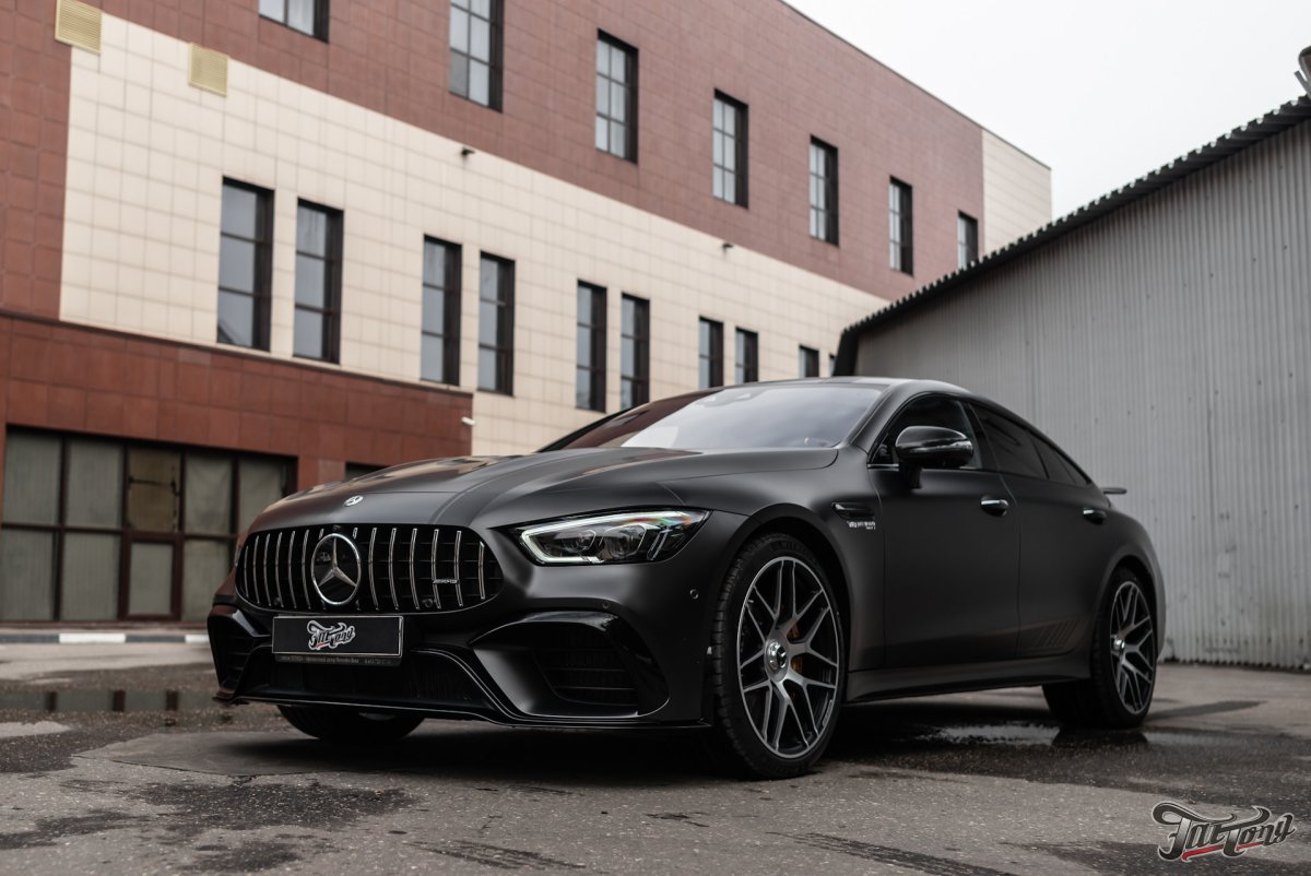 Мерседес s63 матовый черный