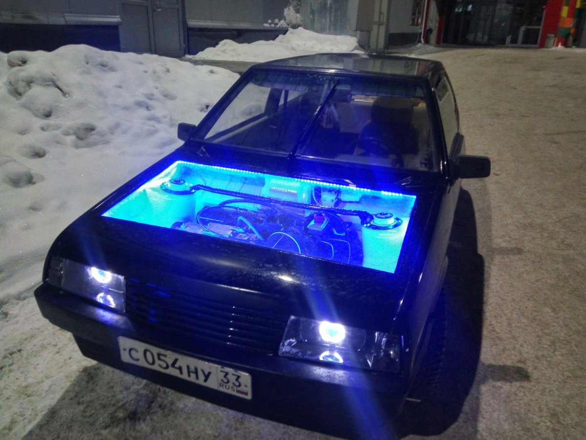 Прозрачный капот на ВАЗ 2109