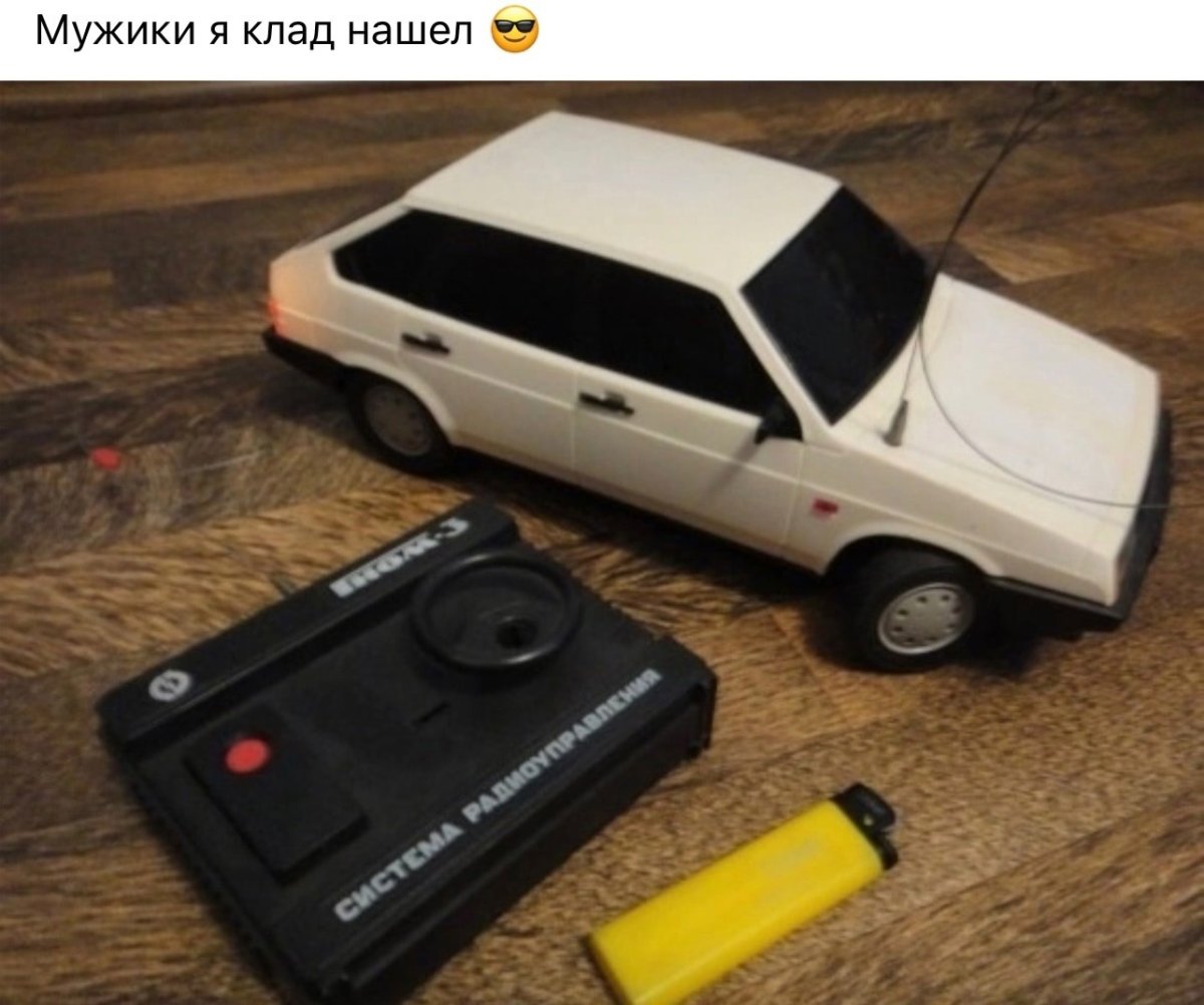 ВАЗ 2107 на пульте управления