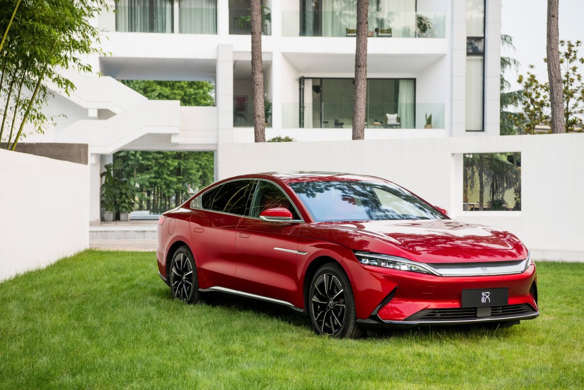 BYD Han ev электромобиль