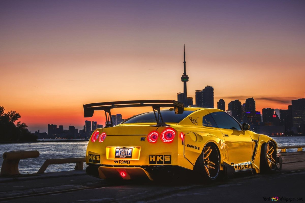 Nissan GTR r35 4к