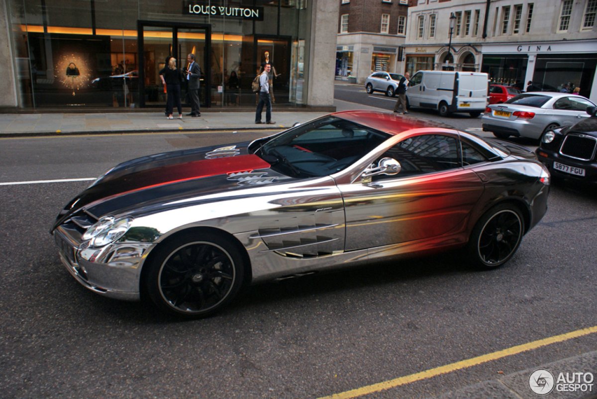 Мерседес SLR MCLAREN хром