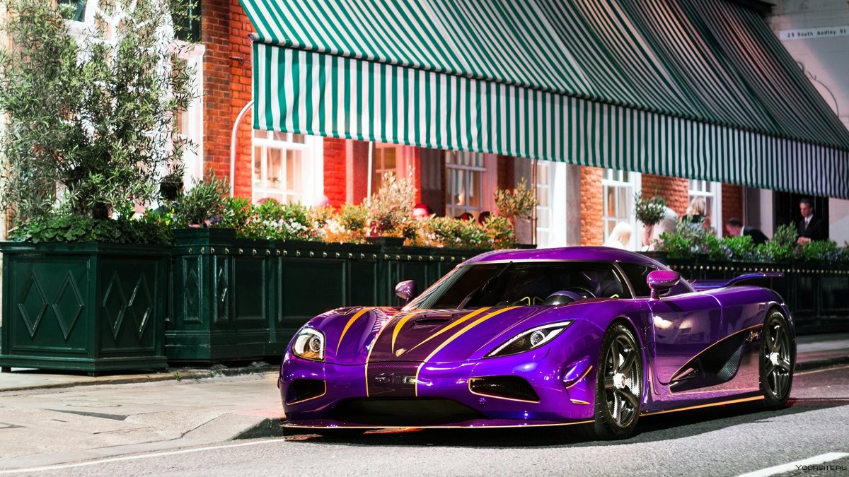 Koenigsegg Agera RS Purple