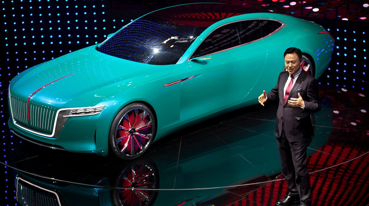 Электрокар BYD Porsche Hongqi