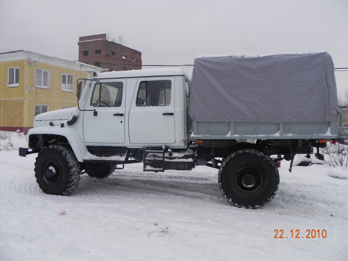 ГАЗ 33081 двухрядная кабина