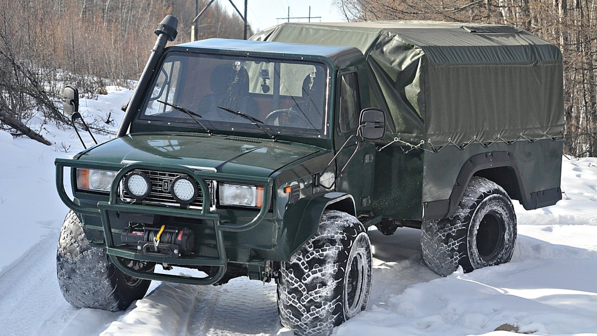 ГАЗ 69 снегоболотоход