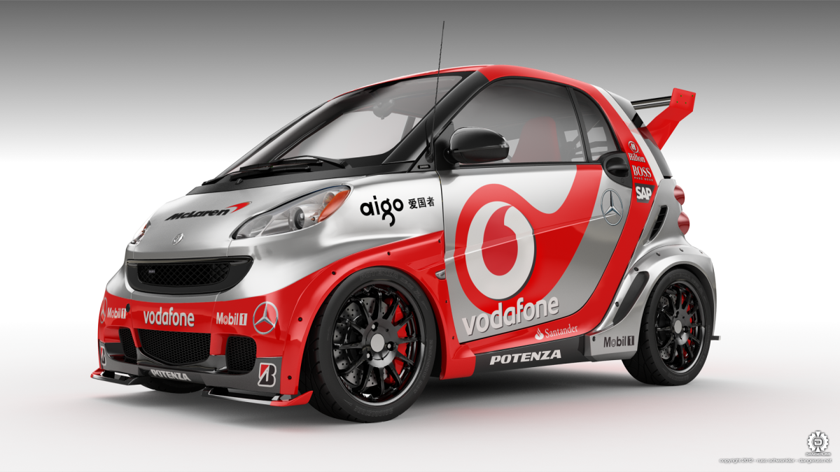 Smart Fortwo гоночный