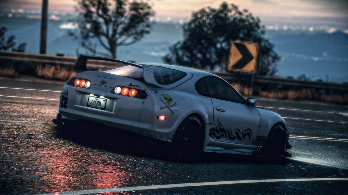 Тойота Супра в need for Speed Heat