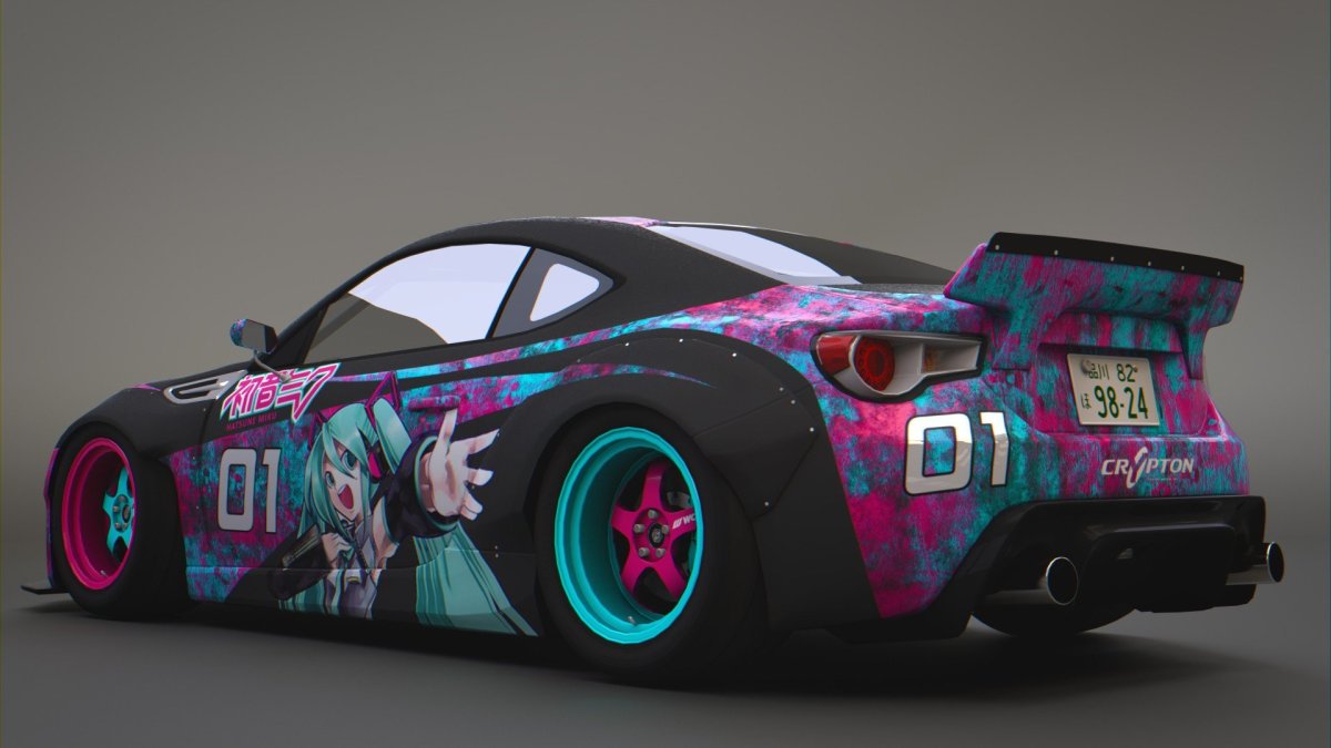 Nissan 350z в стиле иташа