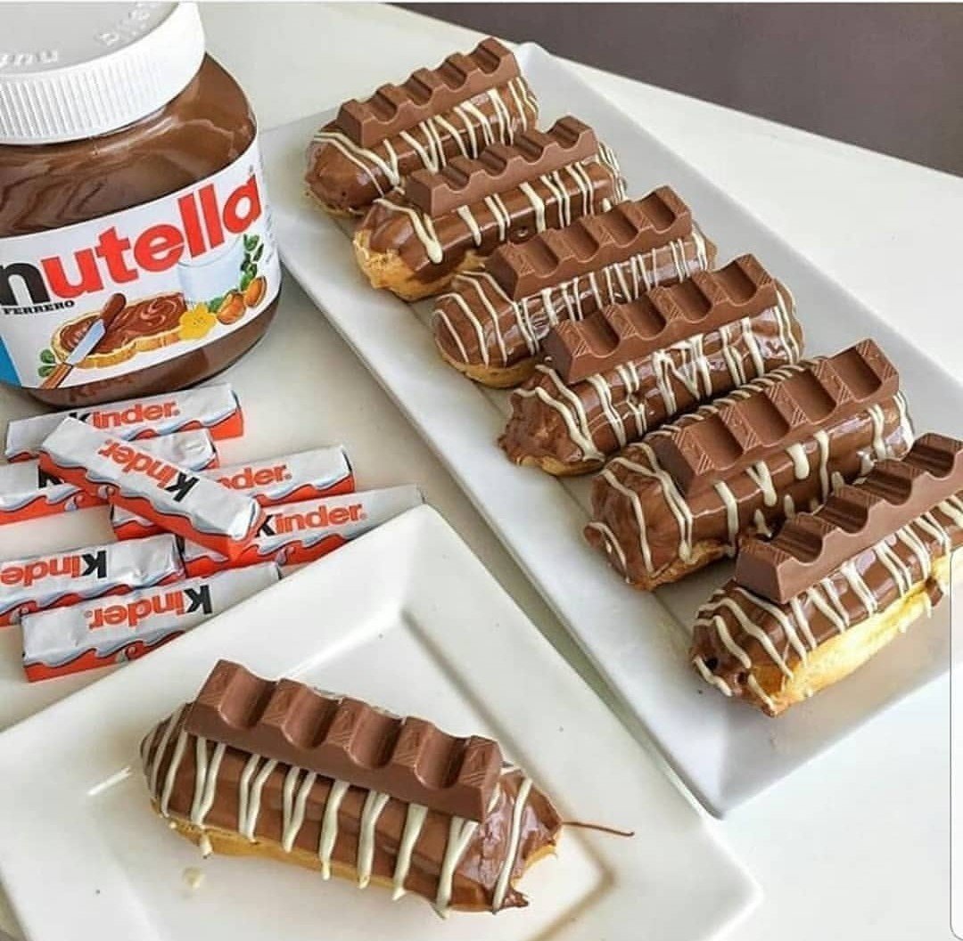 Нутелла с белыми полосками