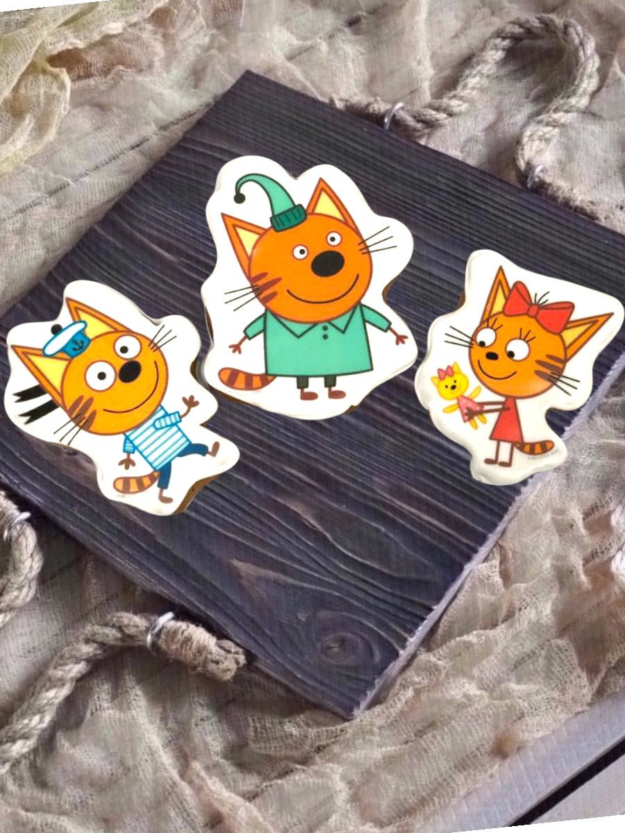 Пряник "три кота" (3 шт.)