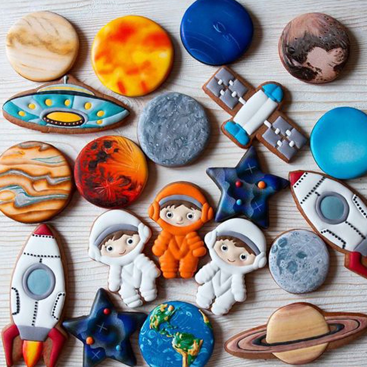 Пряники космос для мальчика
