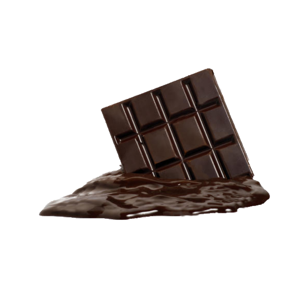 Растаявший шоколад. Тающий шоколад. Шоколад тает. Шоколад на белом фоне.
