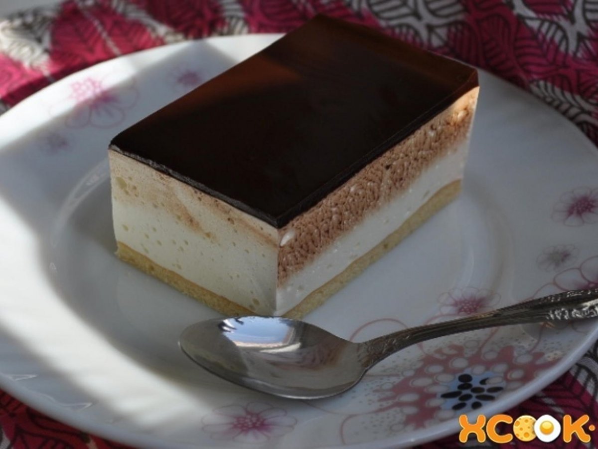 Птичье молоко с маскарпоне без выпечки
