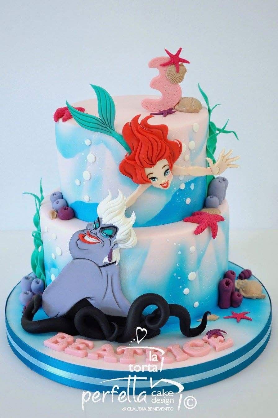 Торт Русалка Ариэль