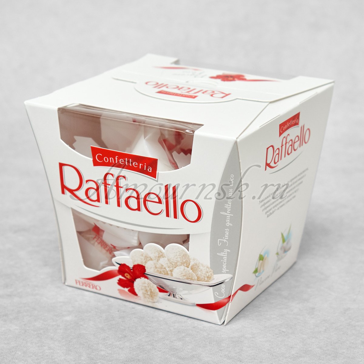 Конфеты Raffaello, с цельным миндальным орехом, в кокосовой обсыпке, 240 г