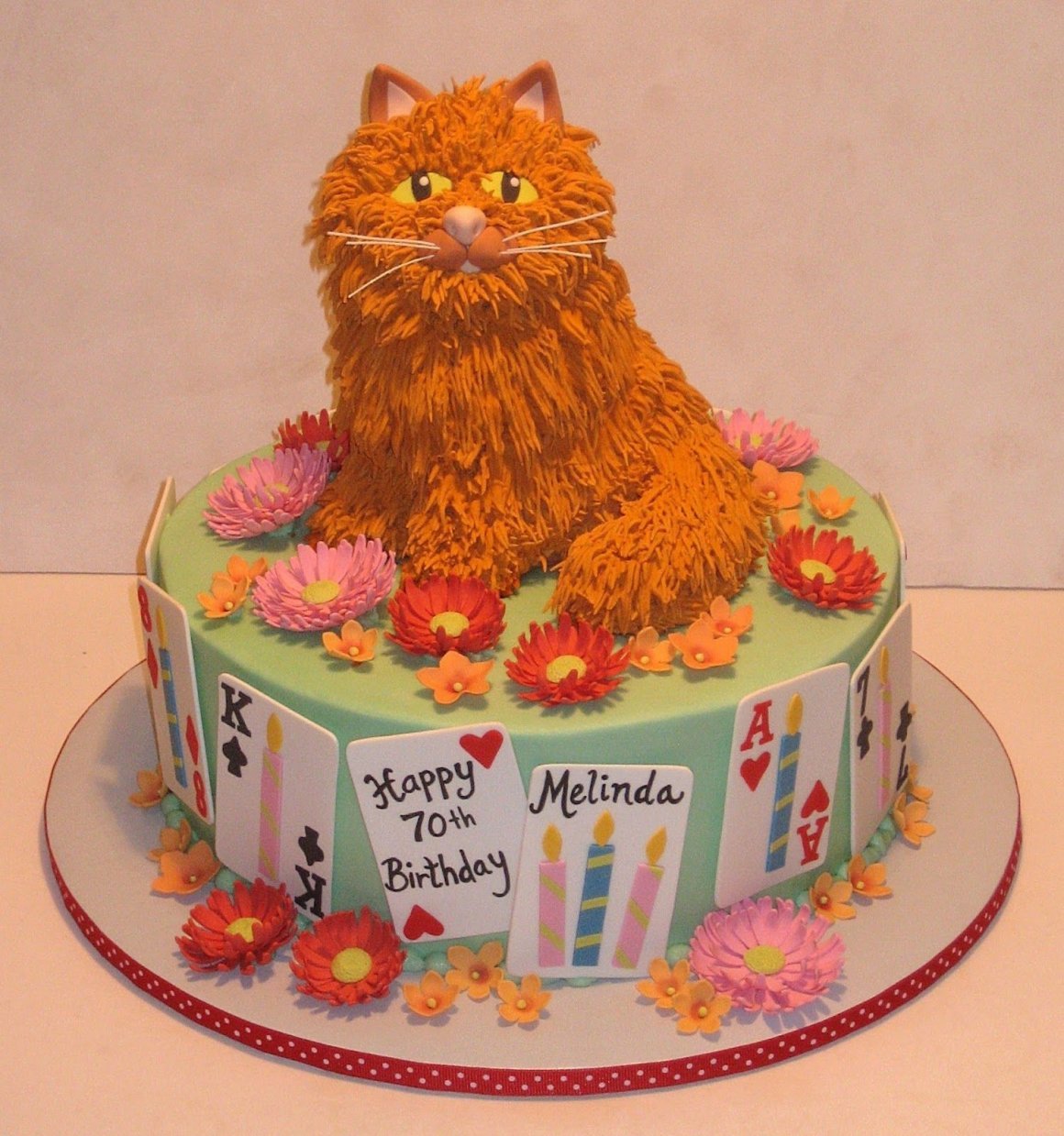 Торт рыжий кот