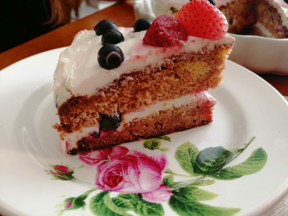 Шварцвальдский вишневый торт Schwarzwälder Kirschtorte