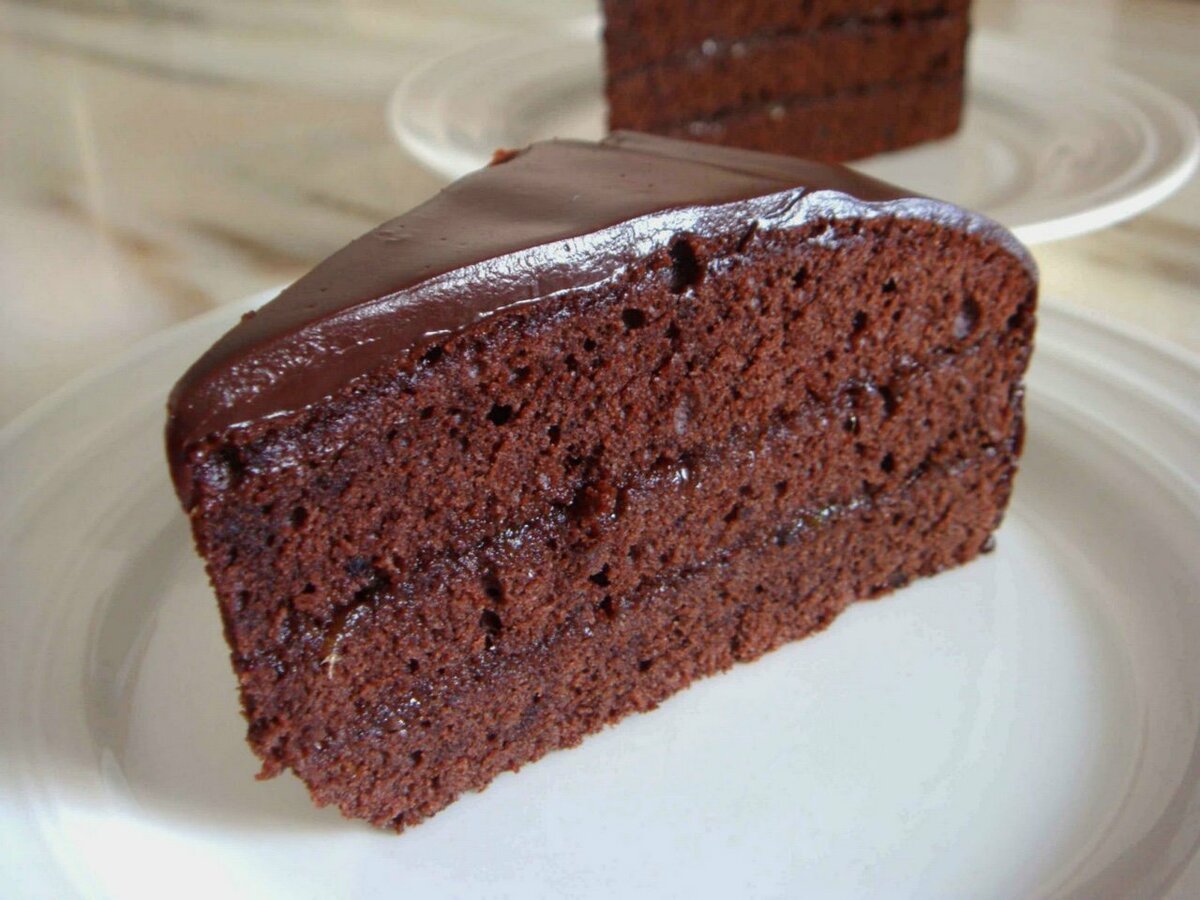 Шоколадный торт в микроволновке