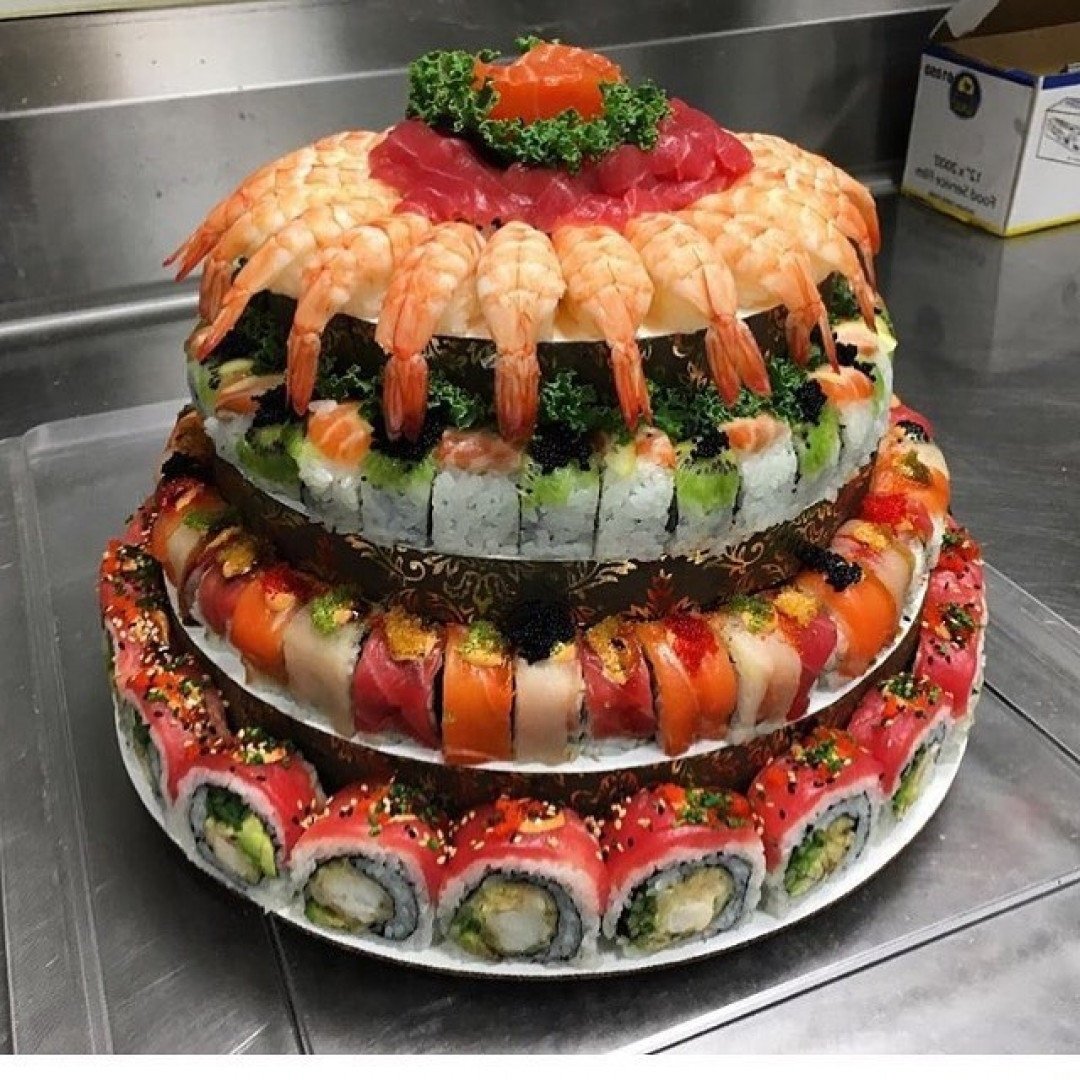 Торт из суши