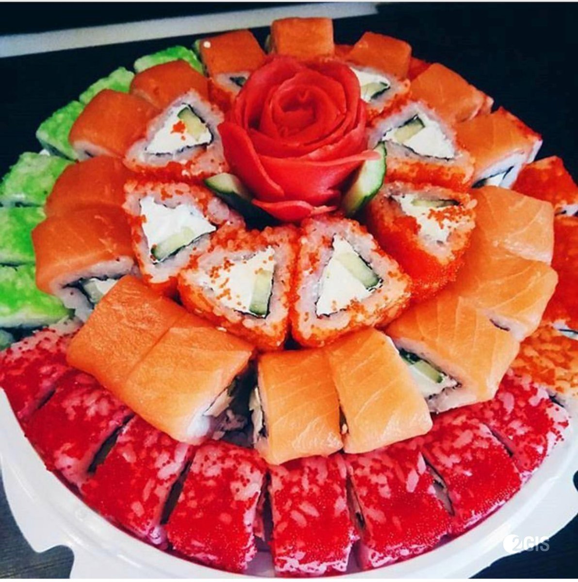 Суши торт Филадельфия