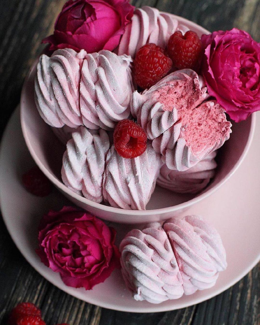 Зефирные розы