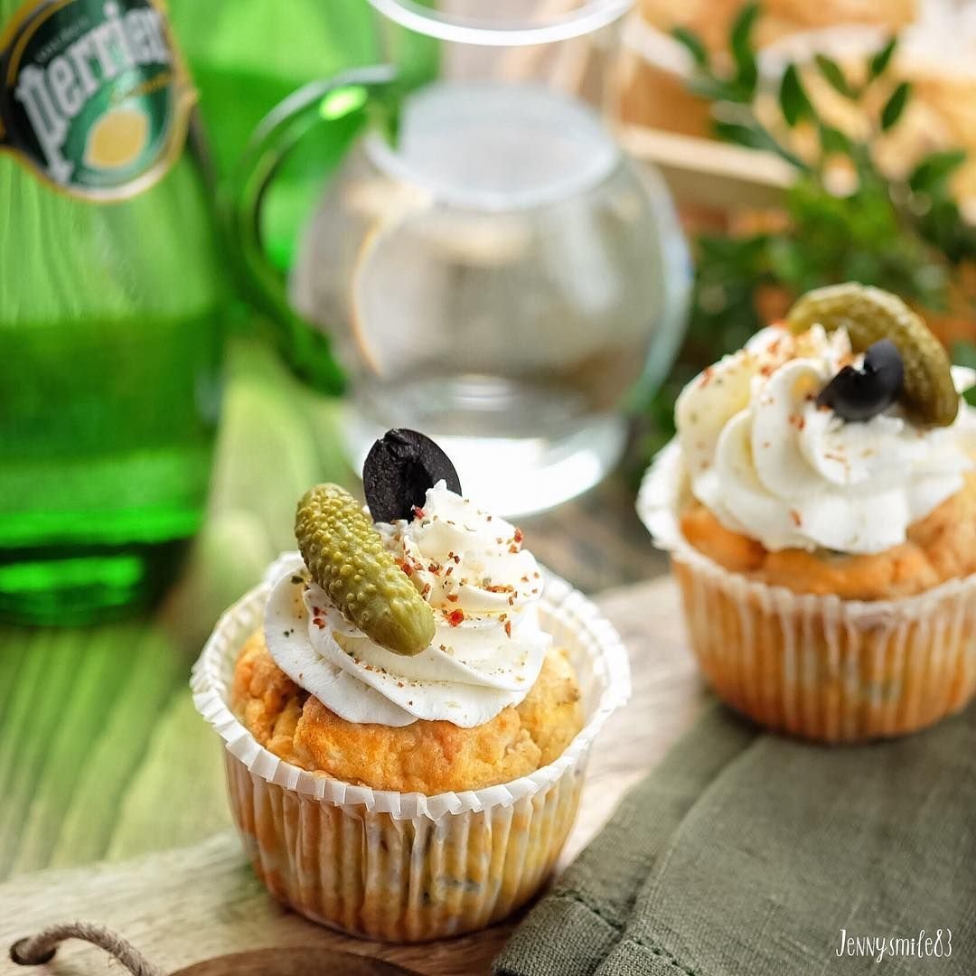 Капкейки закусочные несладкие