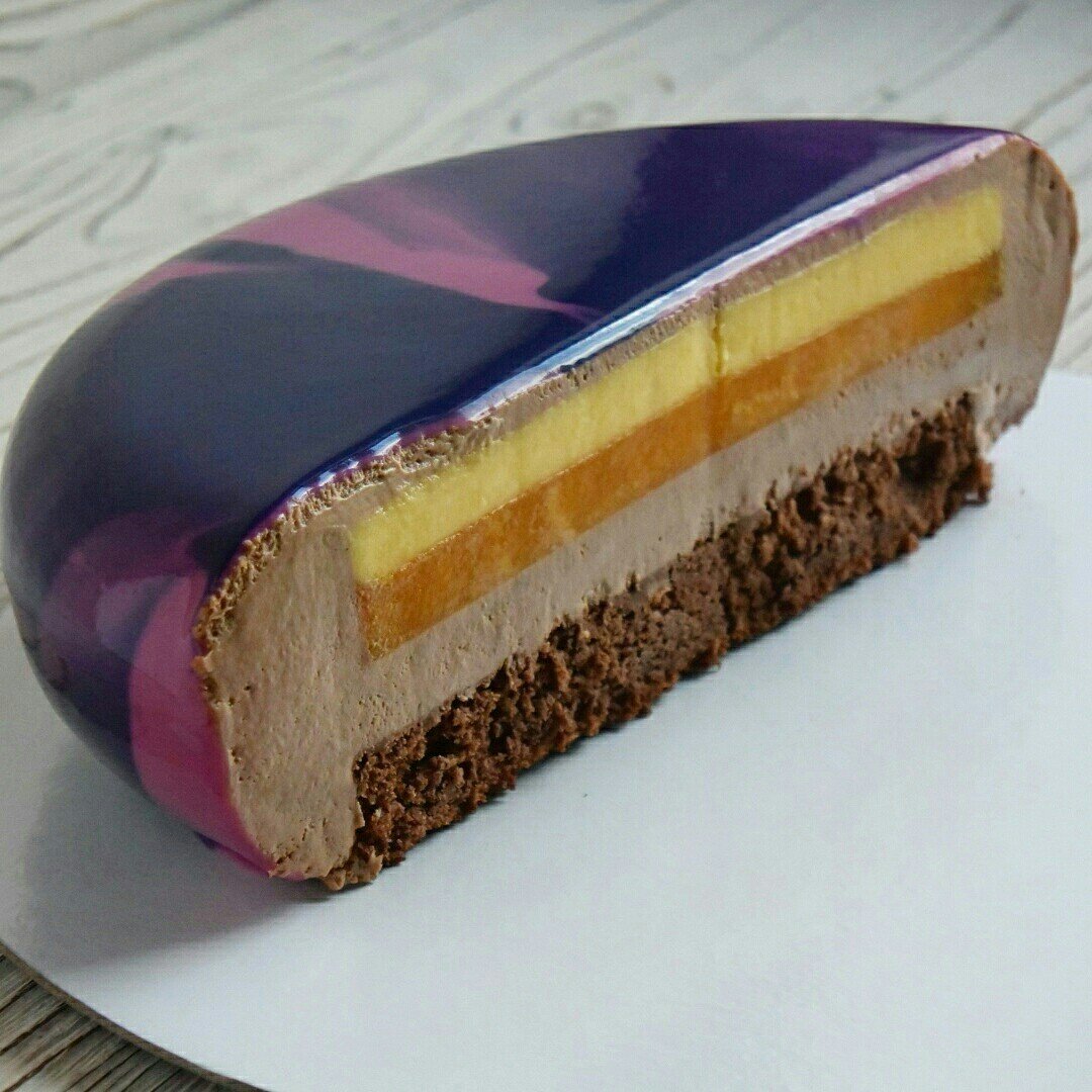 Кофейный муссовый торт