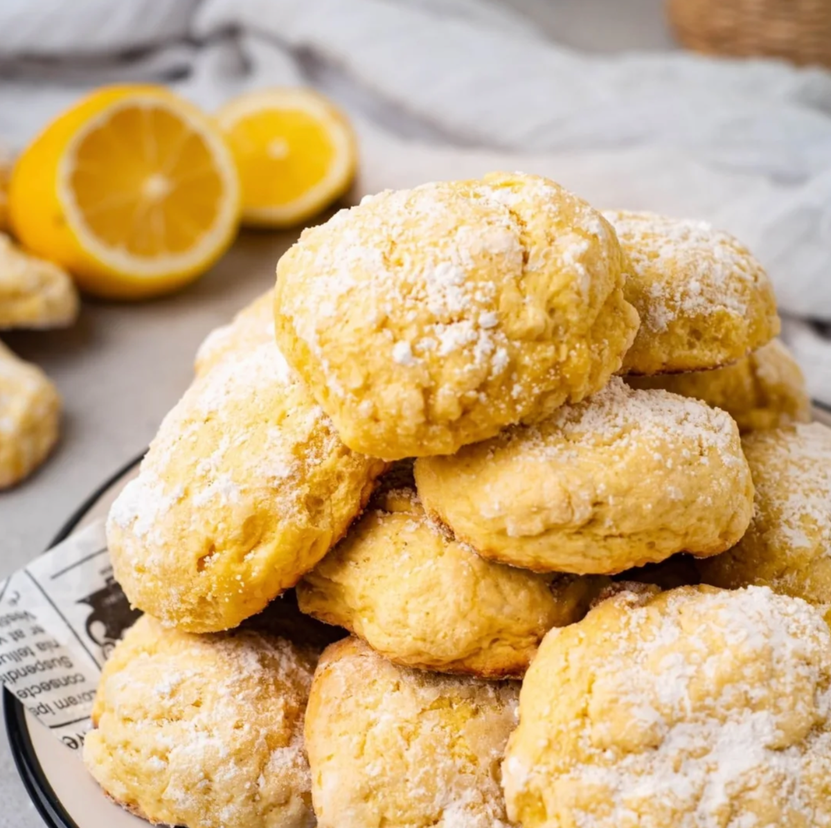 Lemon Sugar Cookies Recipe Lemon sugar cookies, Lemon recipes, Lemon cookies