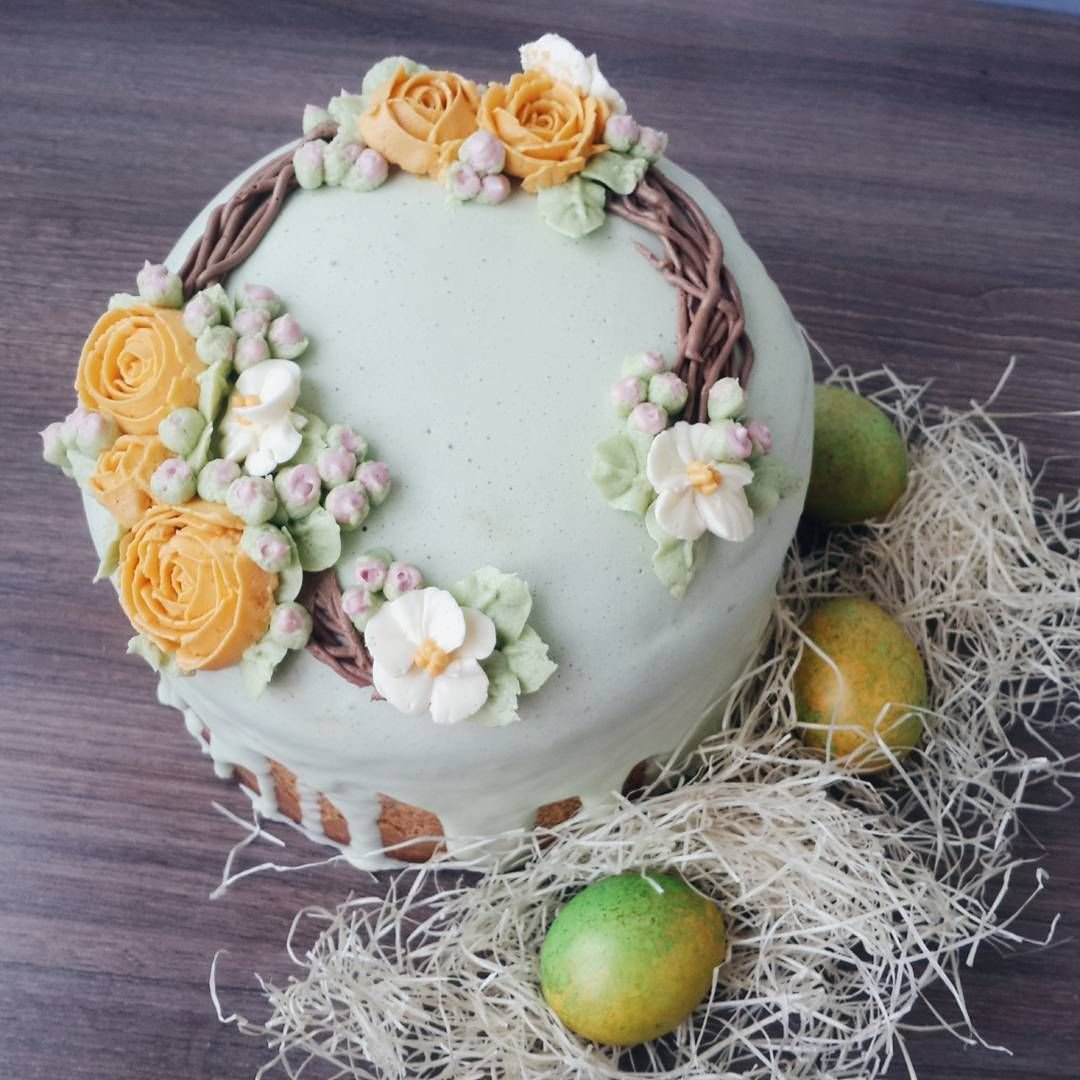 Кулич Пасхальный дэкор