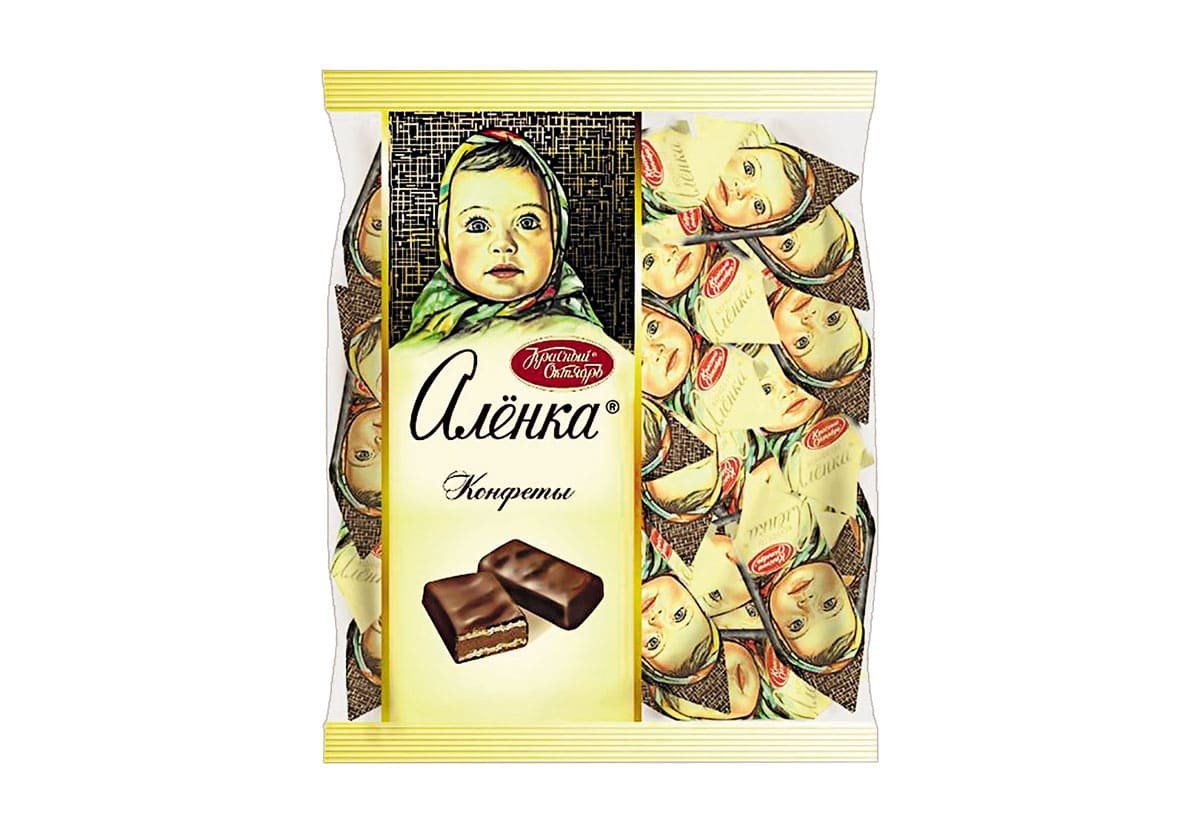 Букет из конфет Аленка от класса