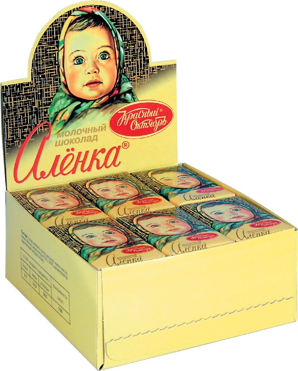 Конфеты Аленка красный октябрь