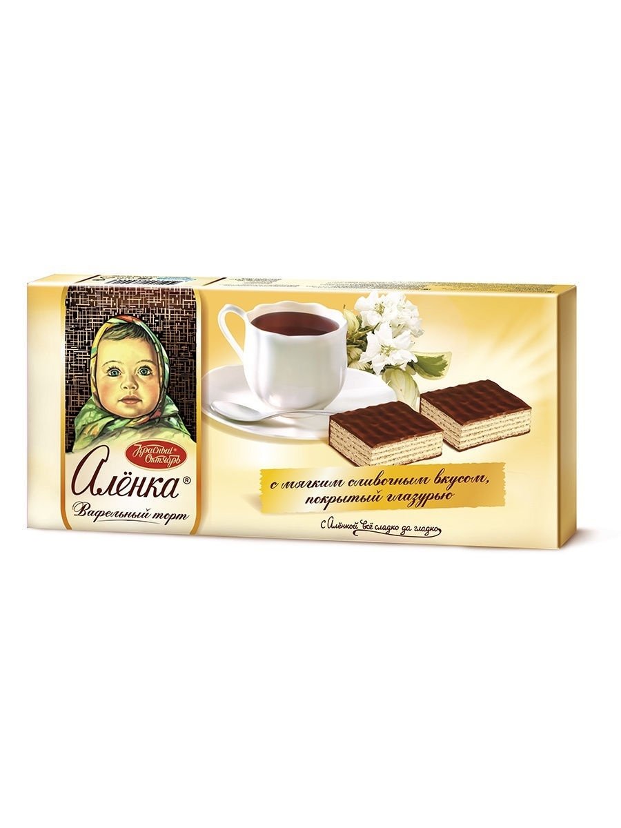 Шоколадные вафли алёнка