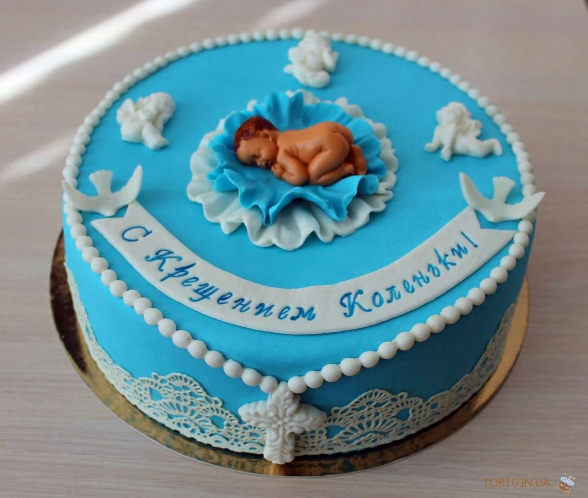 Торт на крещение